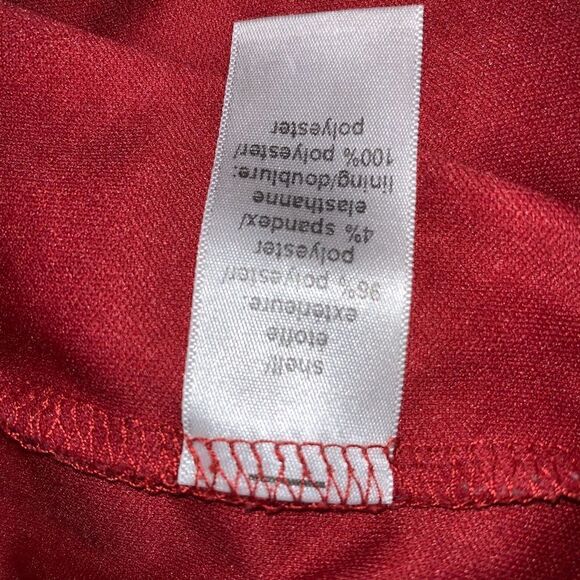 Maurice’s dress career deep v front and back floral geometric design size XL - Picture 8 of 8